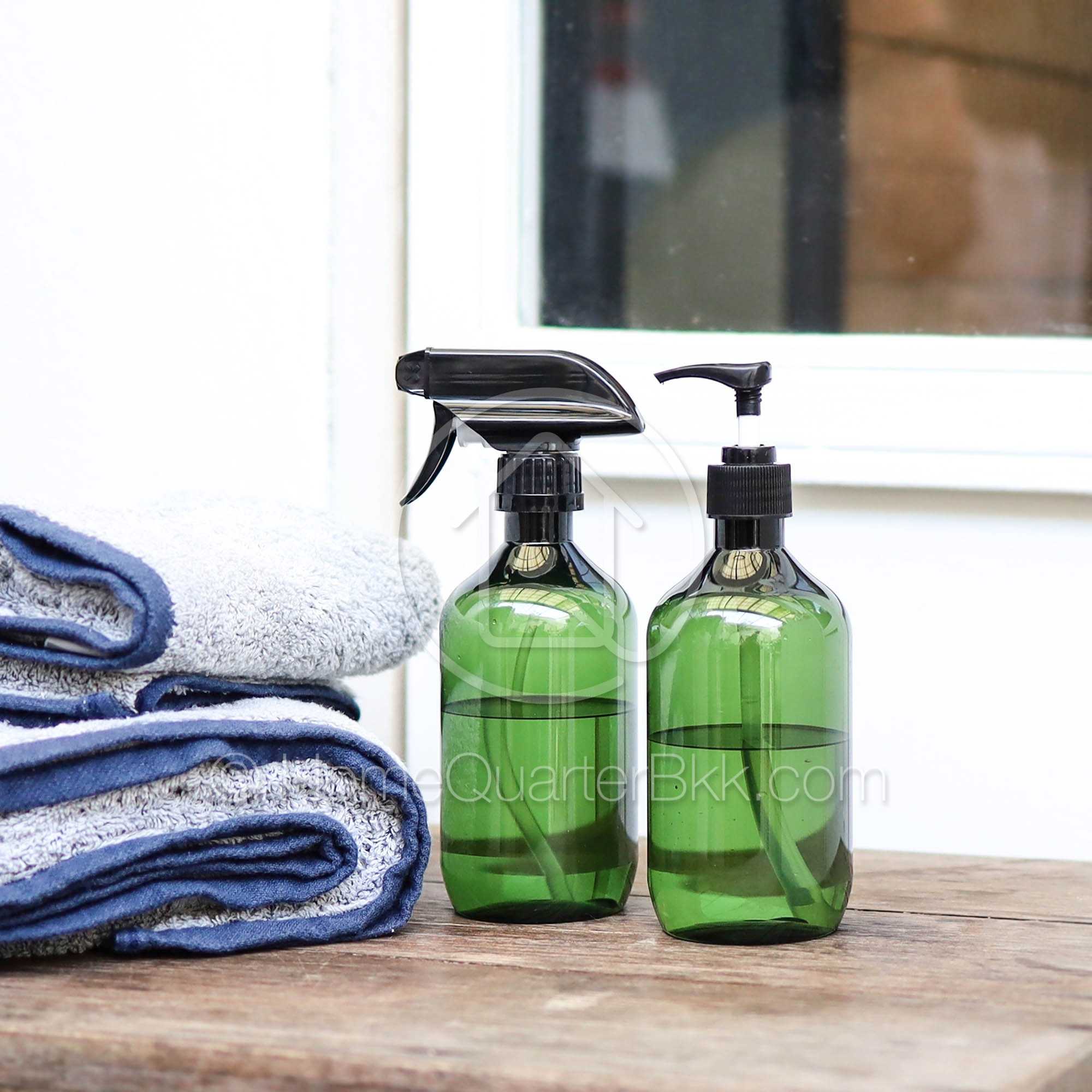 กรีนนี่ ขวดกดสบู่ และสเปรย์ ขวดกลม | Greeny Bottles Pump and Spray Slope