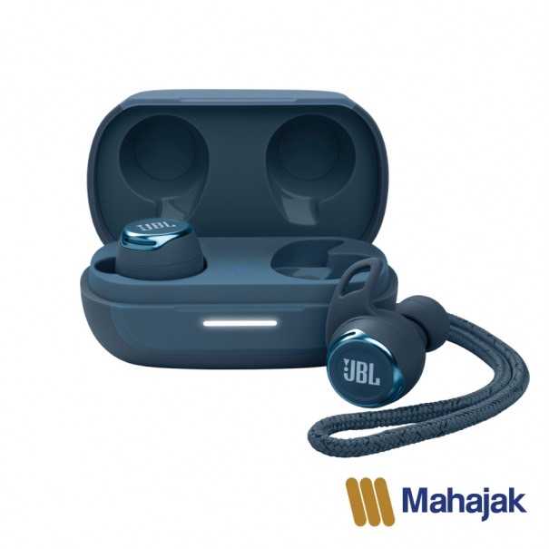 หูฟังไร้สาย REFLECT FLOW PRO สีน้ำเงิน   หูฟังออกกำลังกาย  #MAHAJAK #JBL