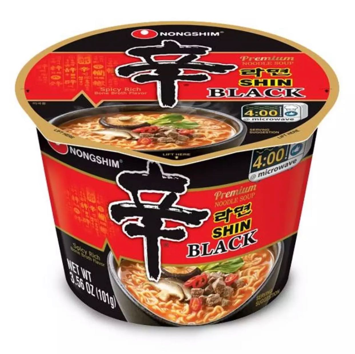 Nongshim Shin  Black Cup Noodle 101g