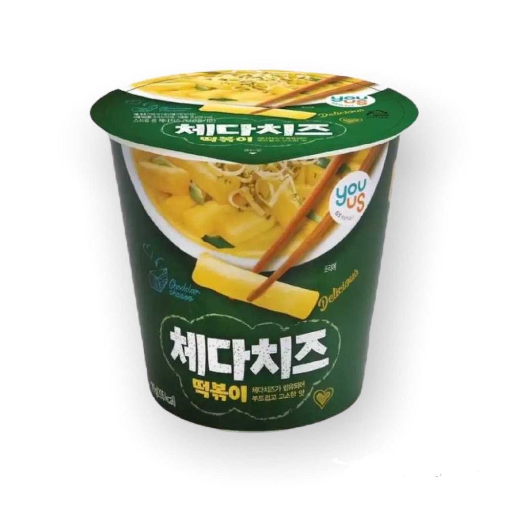 YOUUS CHEDDAR CHEESE TOKPOKKI 81g