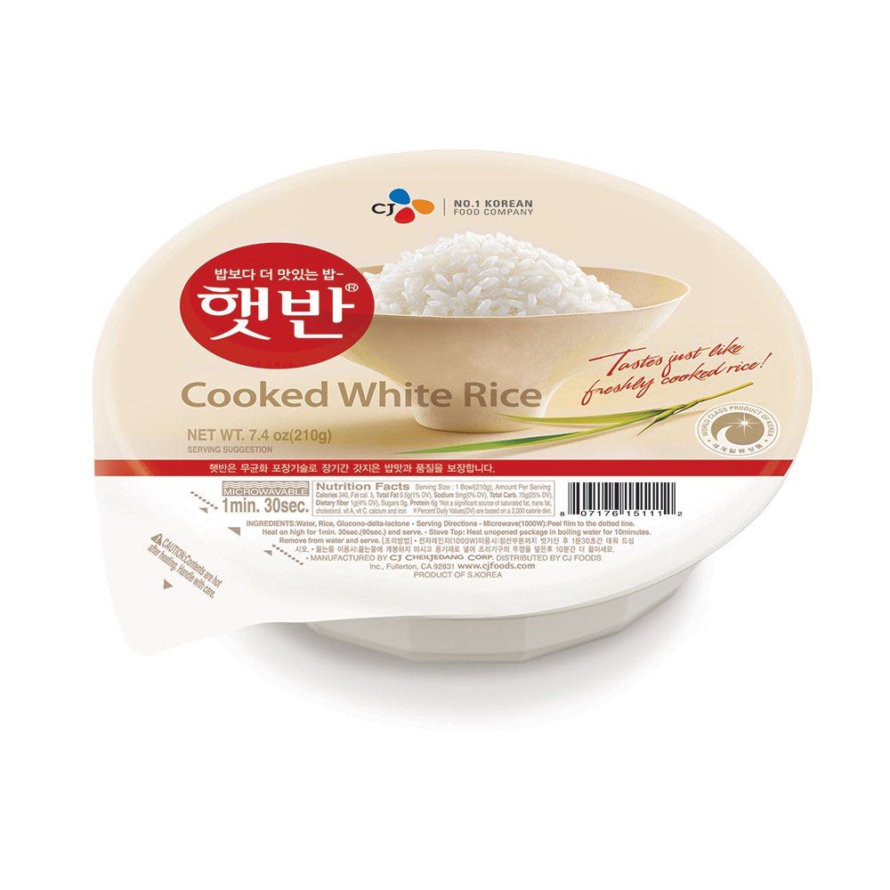 CJ HATBAN KOREAN RICE 210g