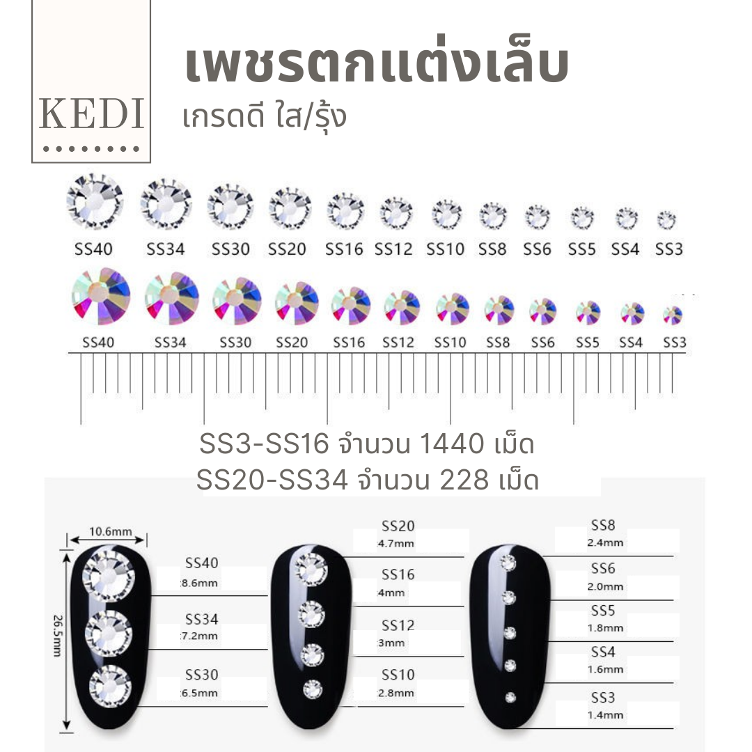 เพชรสีรุ้ง แบบห่อ  สินค้าเกรดดี เนื้อเพชรเกรดดี เพชรเงา