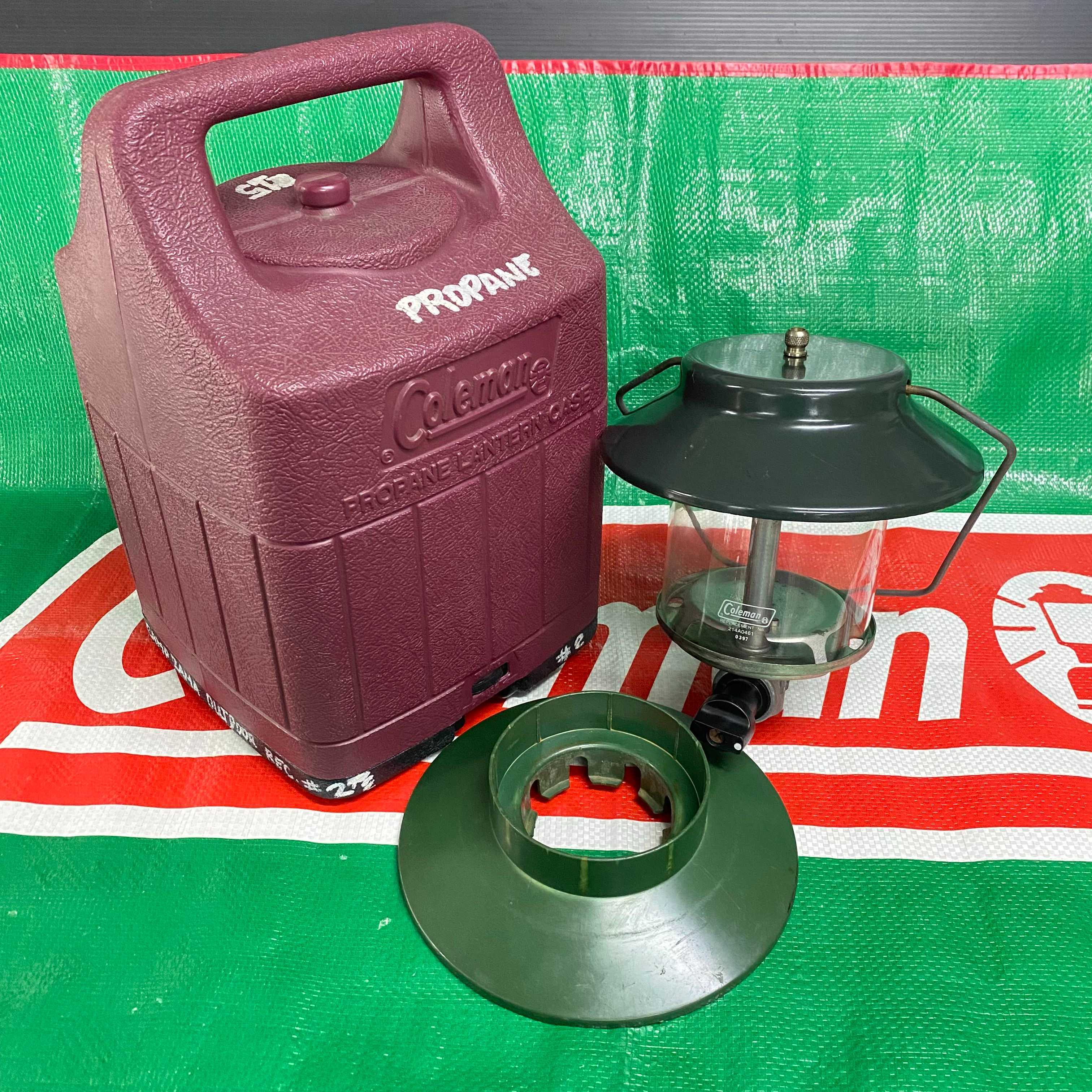 COLEMAN PROPANE LANTERN CASE ตะเกียงแก๊ส ตะเกียงสนาม ตะเกียงแคมป์ปิ้ง สินค้ามือสองญี่ปุ่น