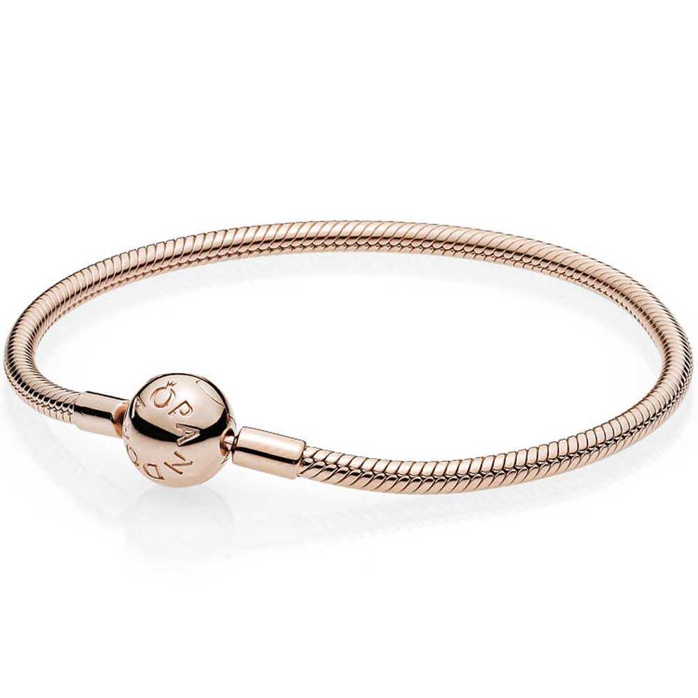 Moments Smooth PANDORA Rose Clasp Bracelet