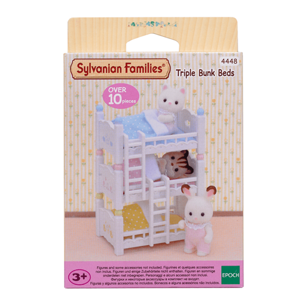 Sylvanian Families Triple Bunk Beds / ซิลวาเนียน แฟมิลี่ เตียงสามชั้นสำหรับเบบี้