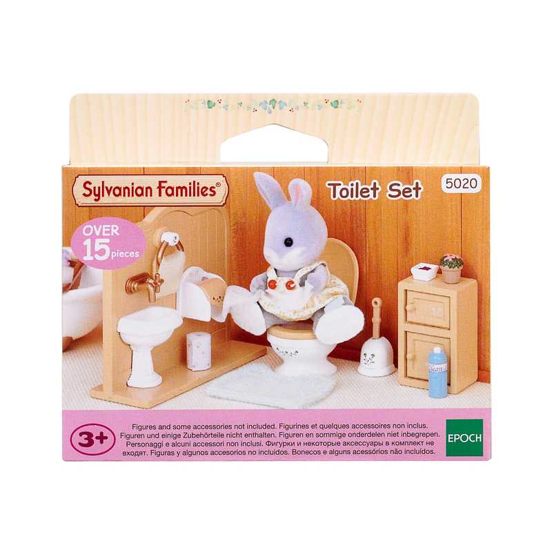 Sylvanian Families Sylvanian: Toilet Set / ซิลวาเนียน แฟมิลี่: ชุดห้องน้ำ