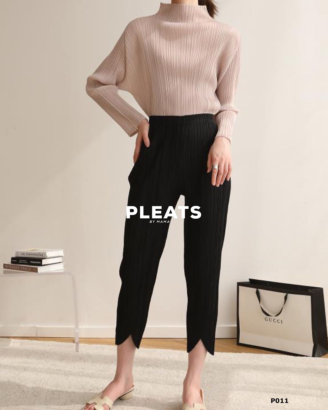 PLEATS PANTS P011