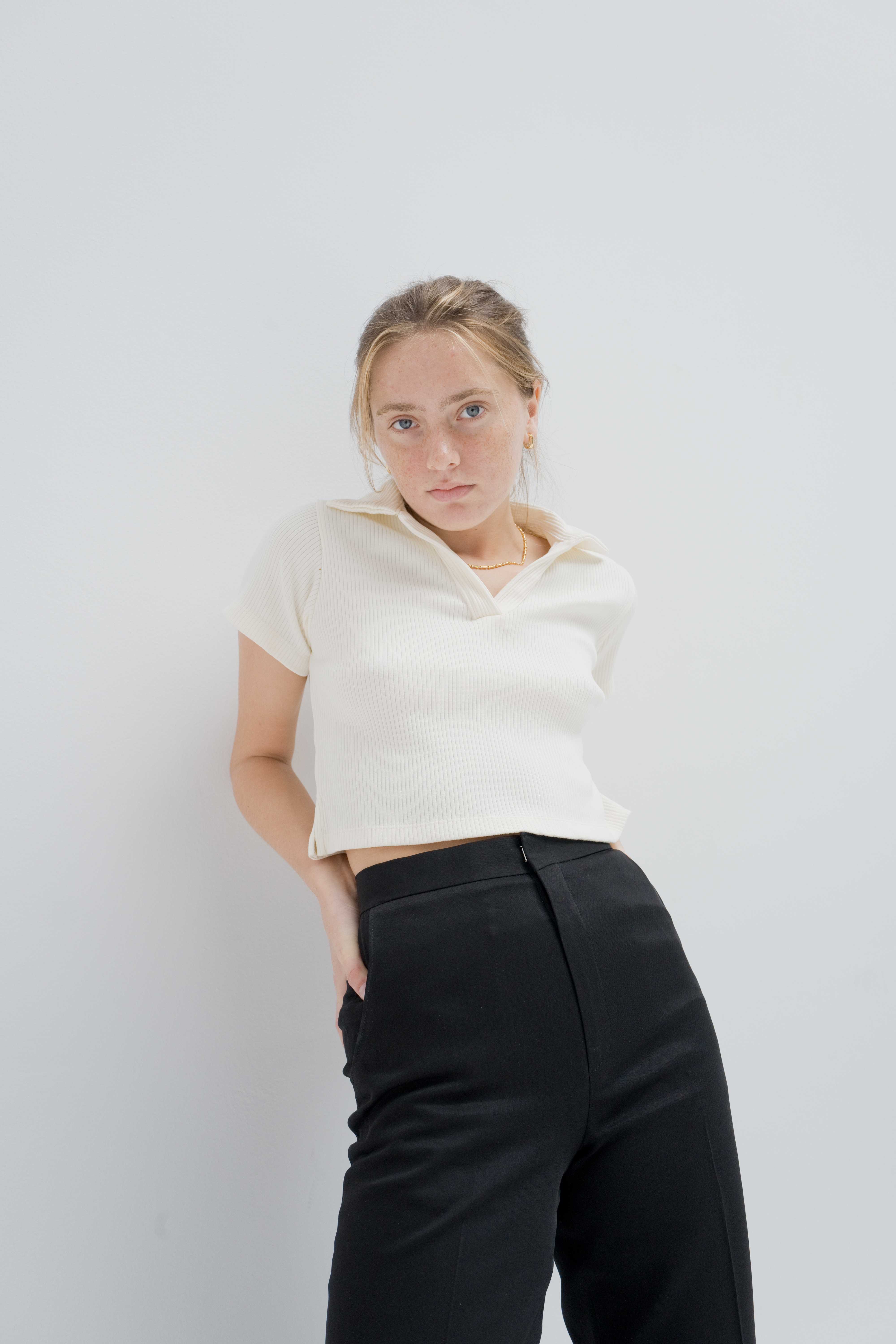 Polo Knit top