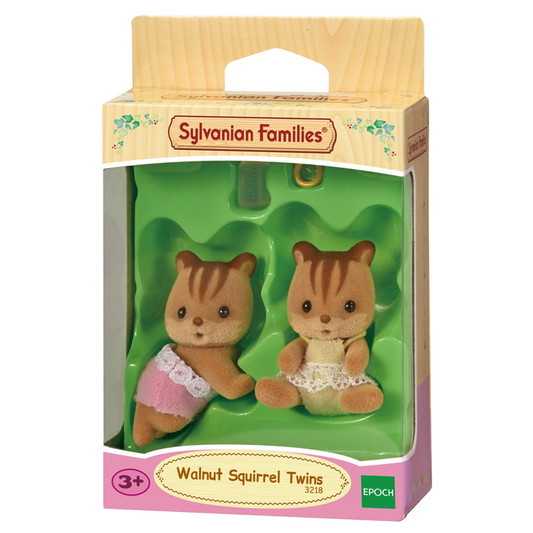 Sylvanian Families Walnut Squirrel Twins / ซิลวาเนียน แฟมิลี่ ฝาแฝดกระรอกวอลนัท