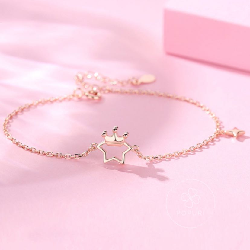 Bracelet - star in pink gold (classicstarpinkgold)