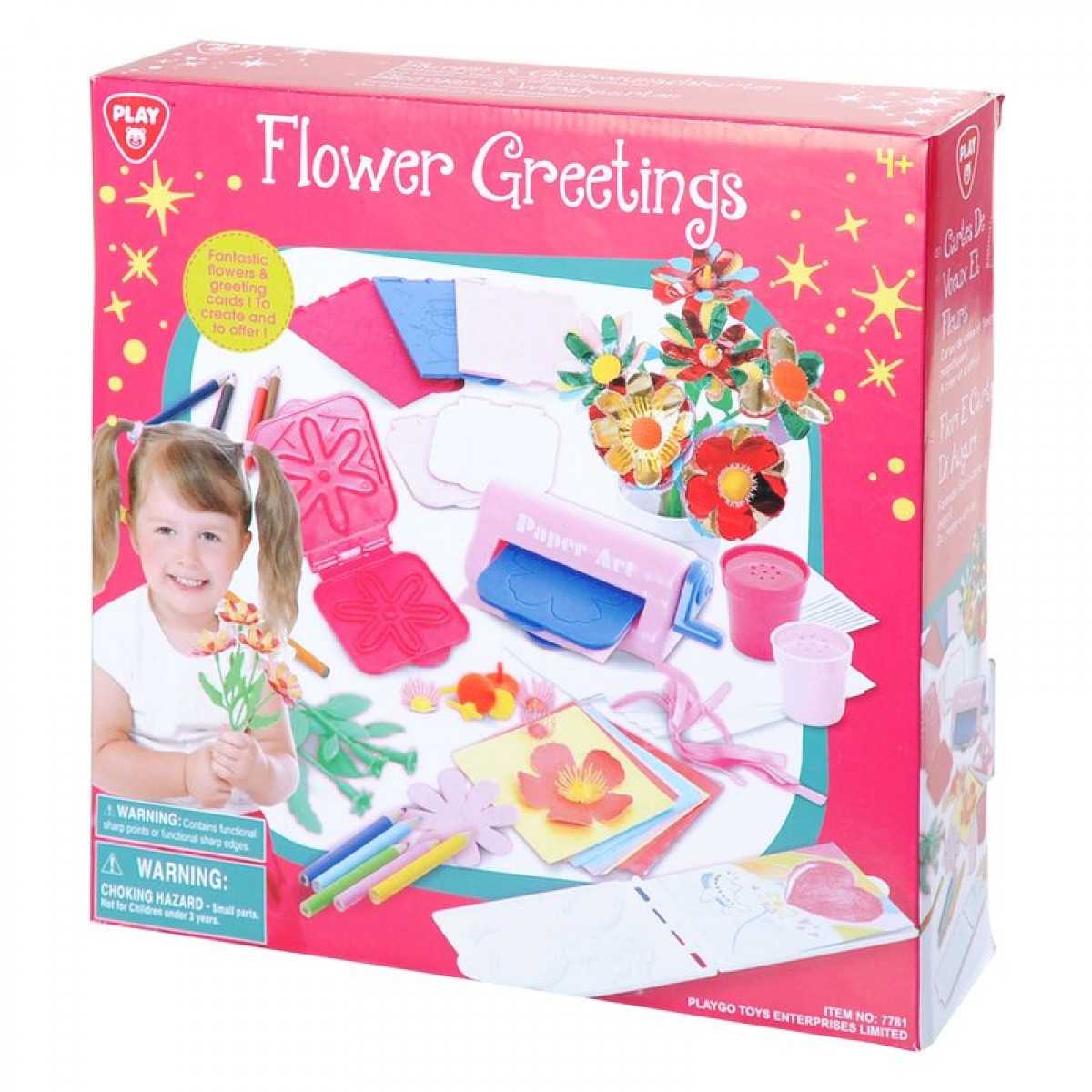 Playgo ของเล่นเสริมพัฒนาการ ชุดทำดอกไม้ (PG-7781) ชุดทำดอกไม้