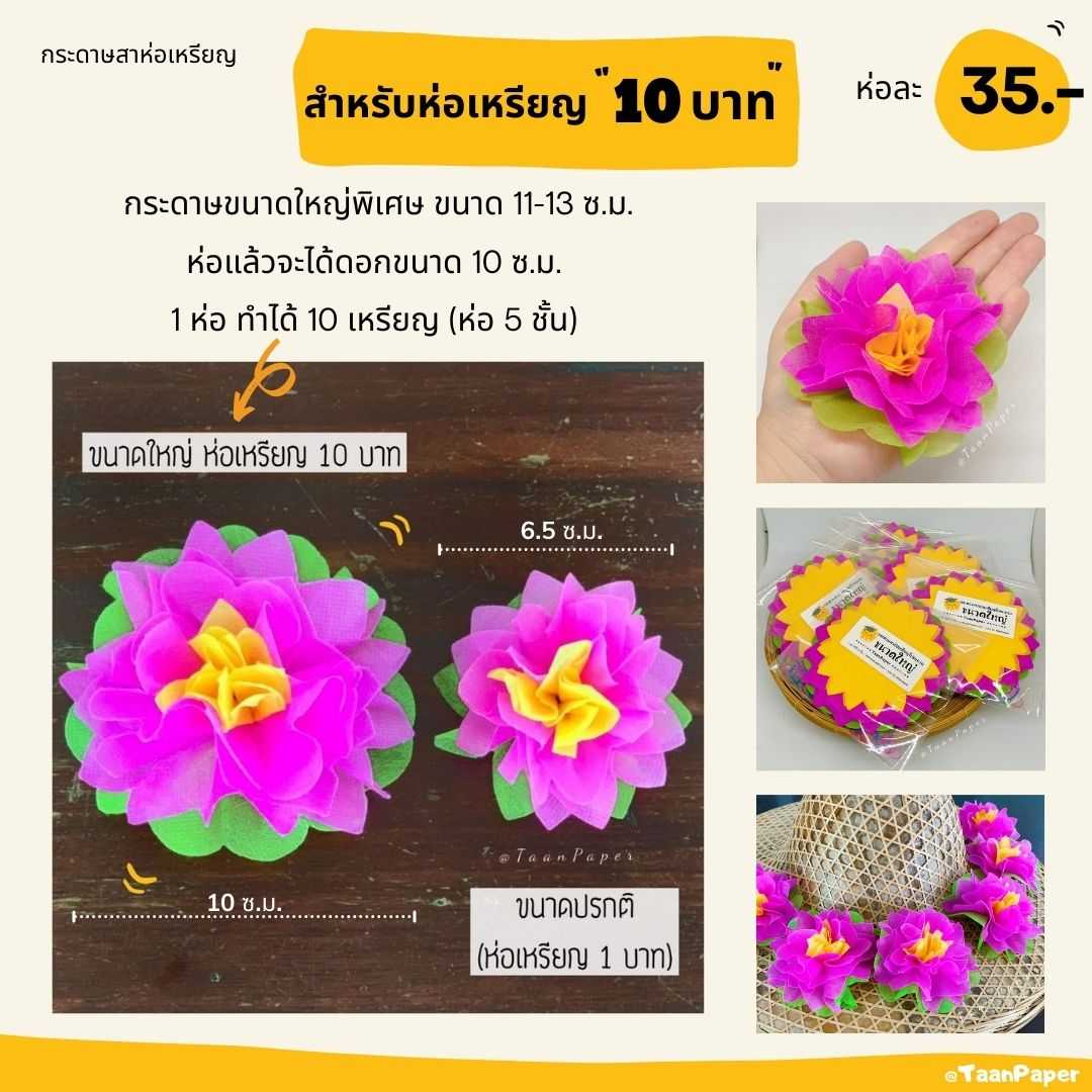 กระดาษสาห่อเหรียญ  จัมโบ้ (ห่อเหรียญ10บาท)