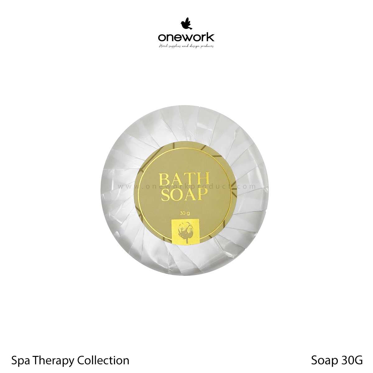(100pcs.) วันเวิร์ค บาธโซพ 30g. สปาเธอราปี คอลเลคชั่น Onework Bath Soap 30g. Spa Therapy Collection