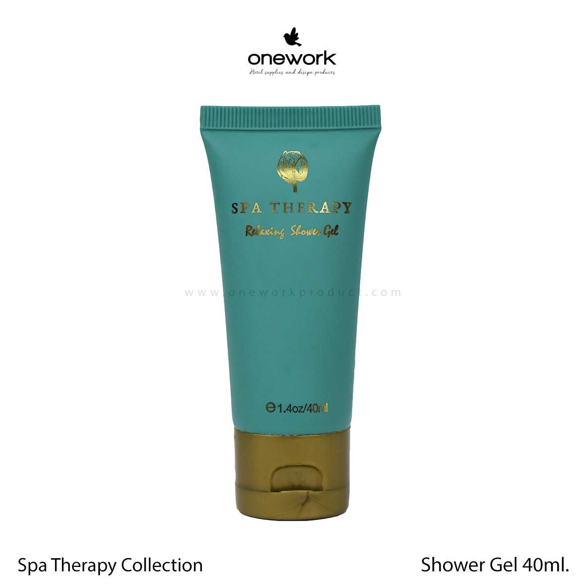 (100pcs.) วันเวิร์ค ชาวเวอร์เจล 40มล. สปา เธอราปี Onework Shower Gel 40ml. Spa Therapy Collection