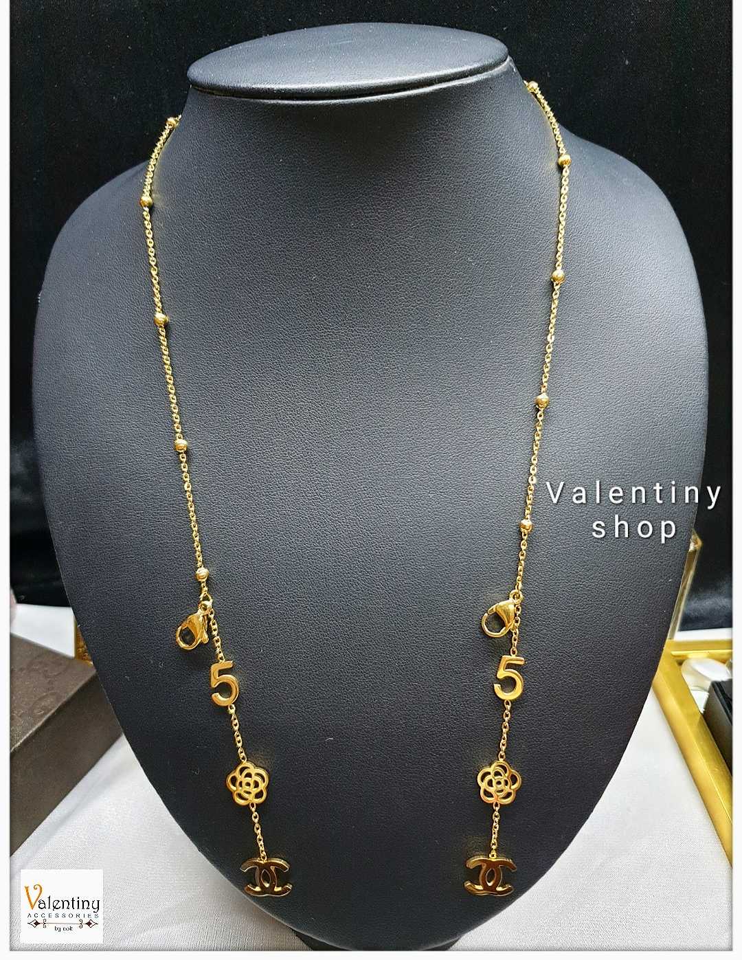 ERN039  สายคล้องแมสคล้องแว่นพรีเมียม ( Stainless steel )