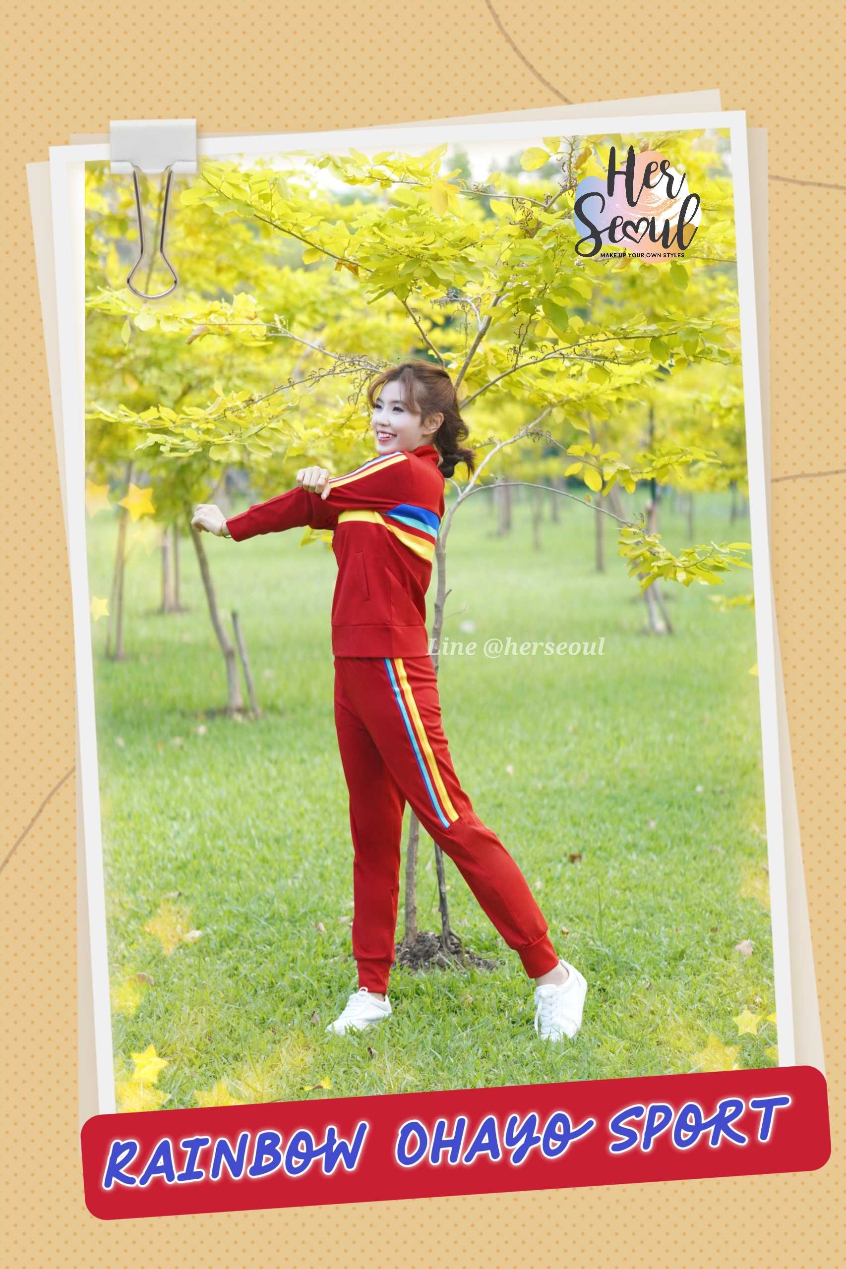 ชุดวอร์ม Rainbow Ohayo Sport 