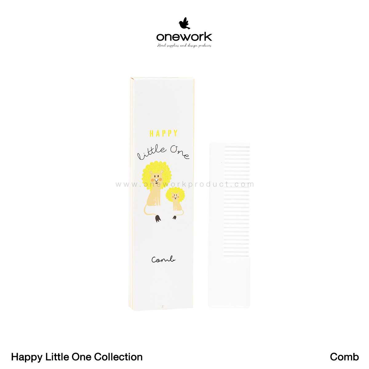 (100pcs.) วันเวิร์ค หวี แฮปปี้ ลิตเติ้ลวัน คอลเลคชั่น Onework Comb Happy Little One Collection