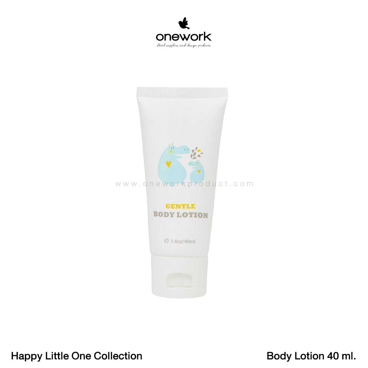 (100pcs.) วันเวิร์ค บอดี้โลชั่น 40มล. แฮปปี้ลิตเติ้ลวัน Onework Body Lotion 40ml. Happy Little One