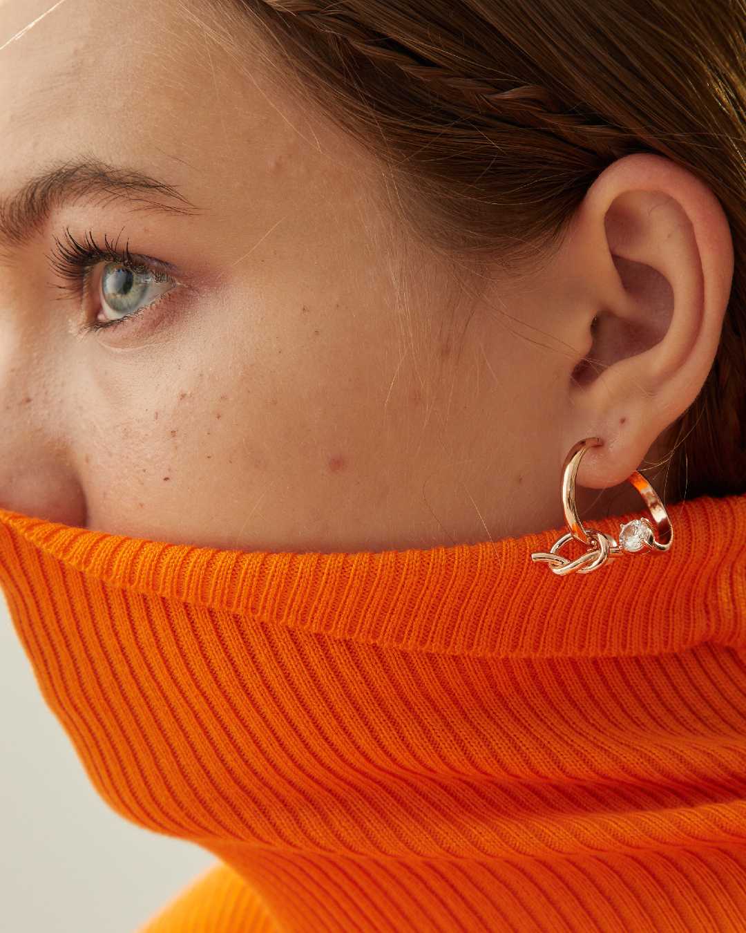 Julys - rope and tie earrings