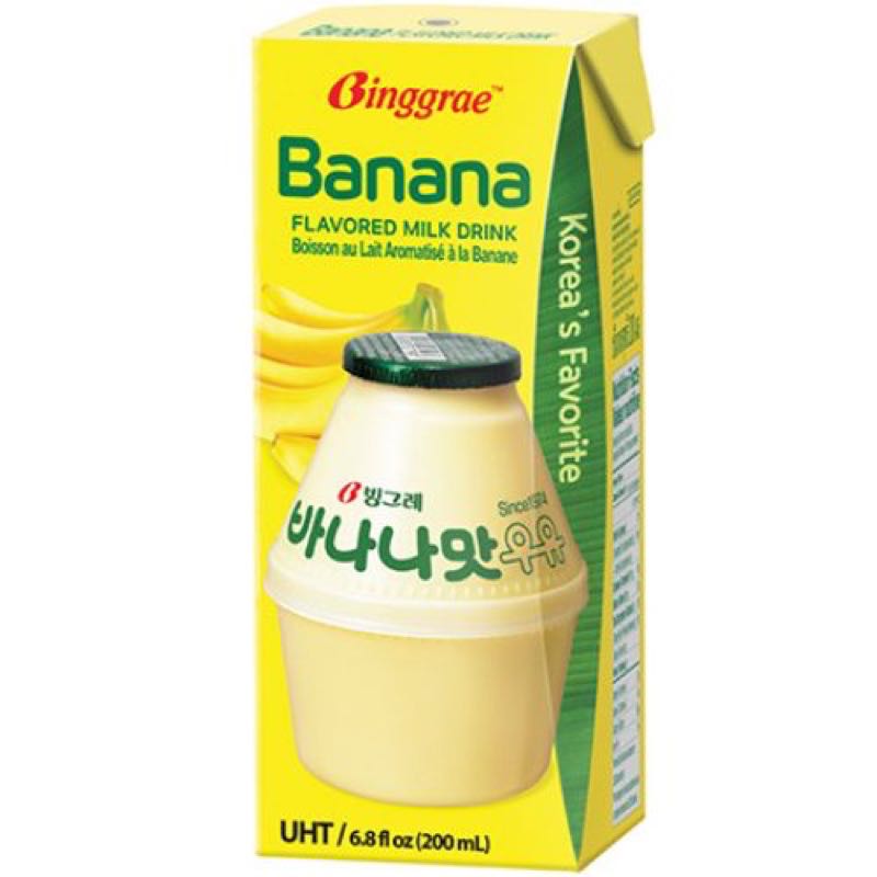BINGGRAE BANANA FLAVOR MILK 200 ML