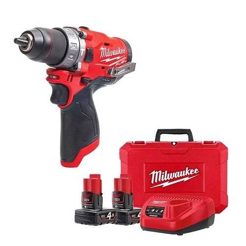 สว่านกระแทกไร้สาย M12 FPD-402C (ครบชุด) MILWAUKEE