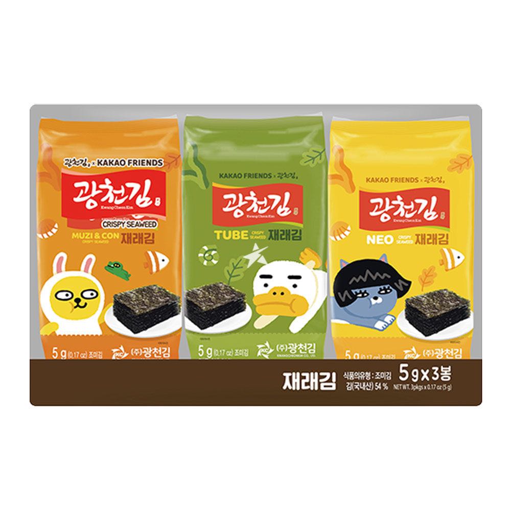 FRIENDS KWANGCHEONKIM TRAIDTIONAL SEAWEED (5gx3ea)