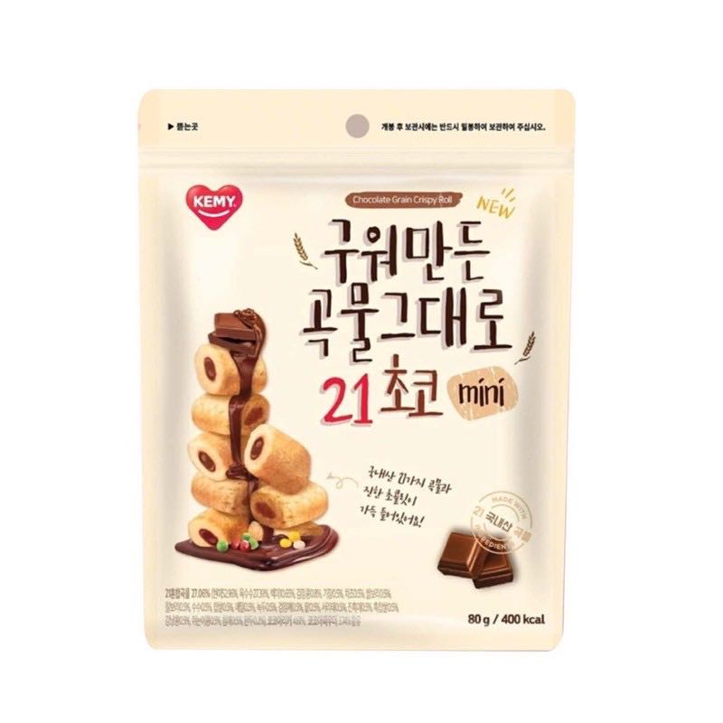 Chocolate Grain Crispy Roll 80g