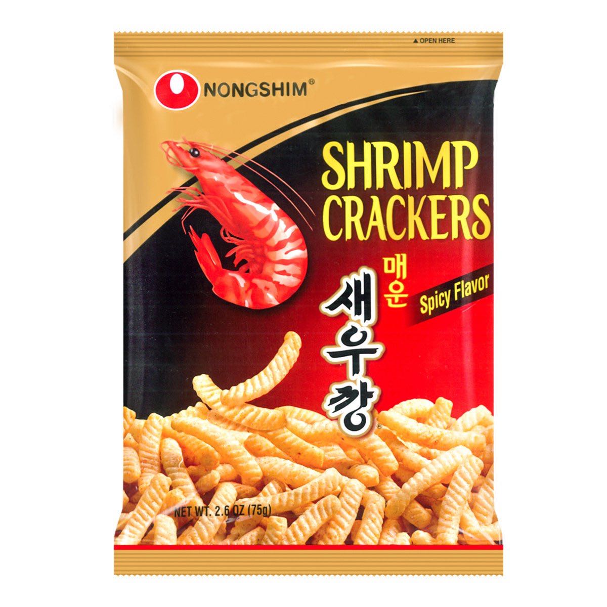 Nongshim SHRIMP CRACKERS HOT&SPICY 75g