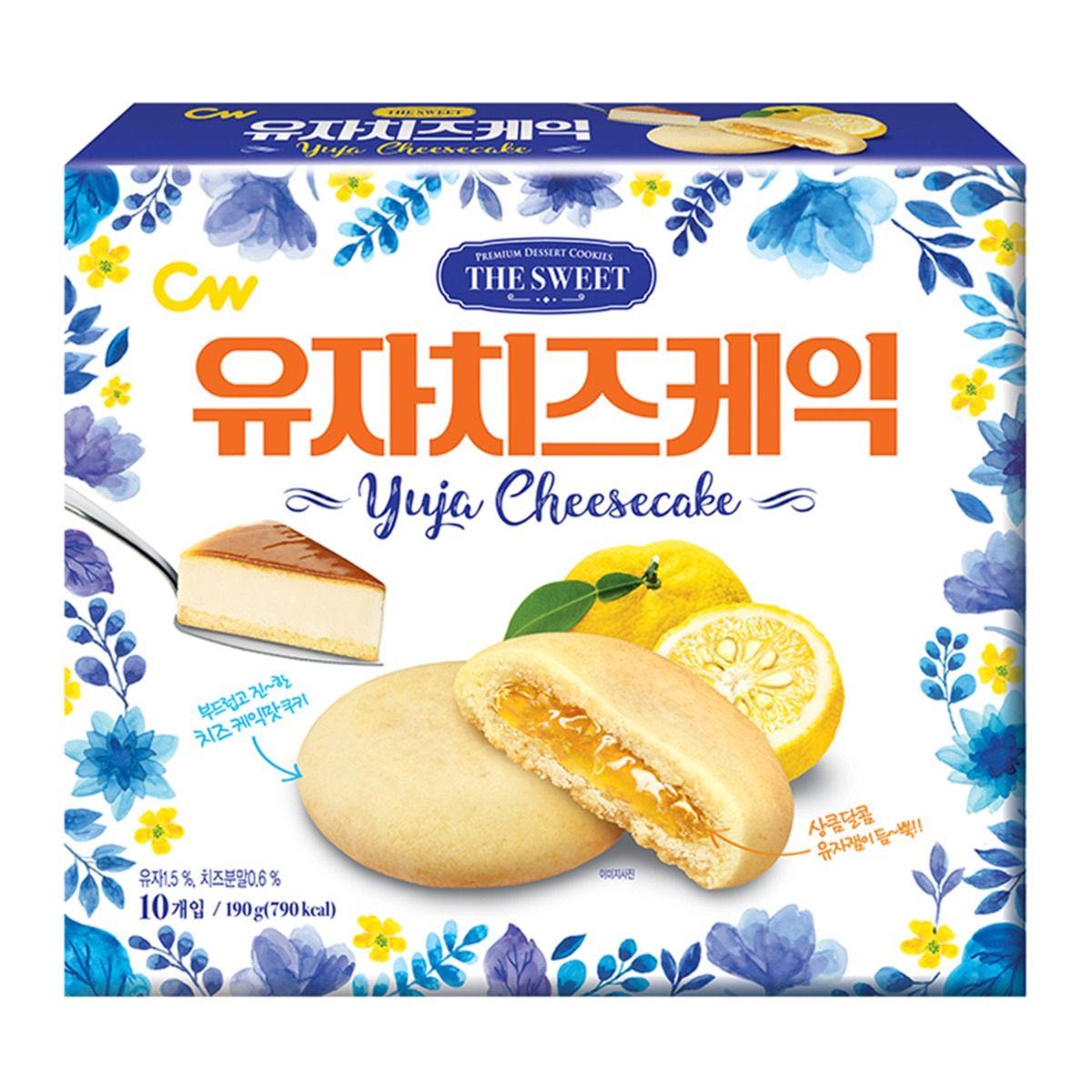 CW THE SWEET YUJA CHEESE CAKE COOKIE 190g