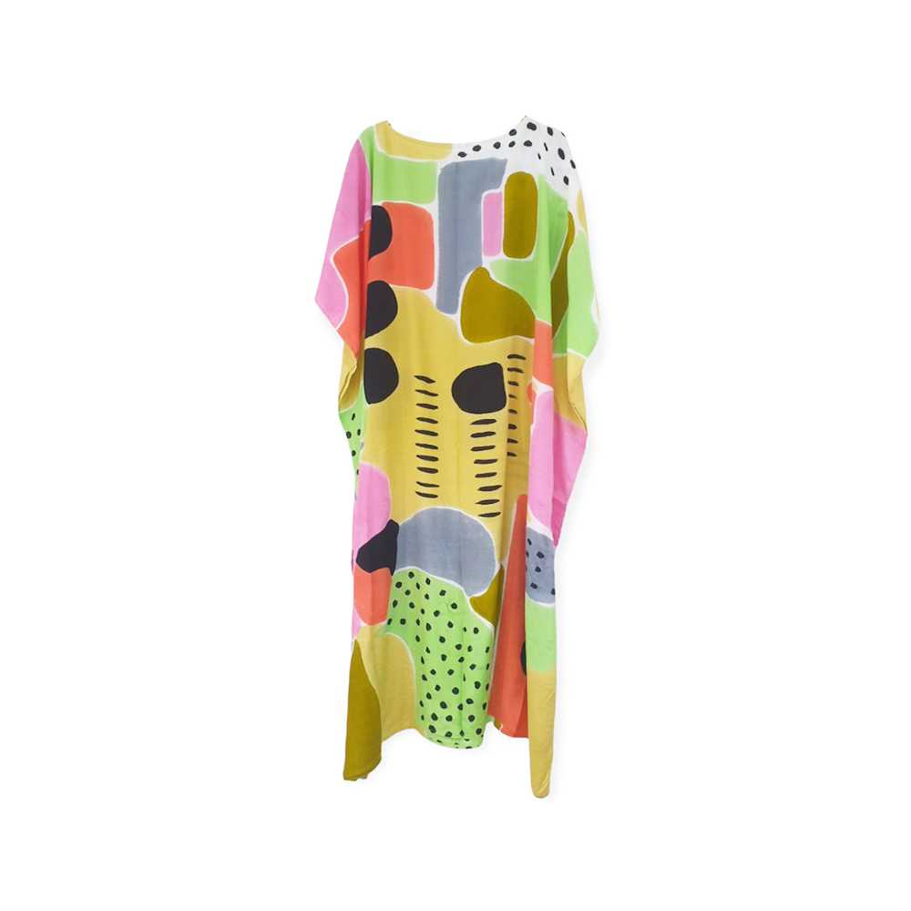 (Pre-order) Kaftan Cotton Silk Hand Paint คาฟทานคอตต้อนซิลล์แฮนด์เพ้นท์