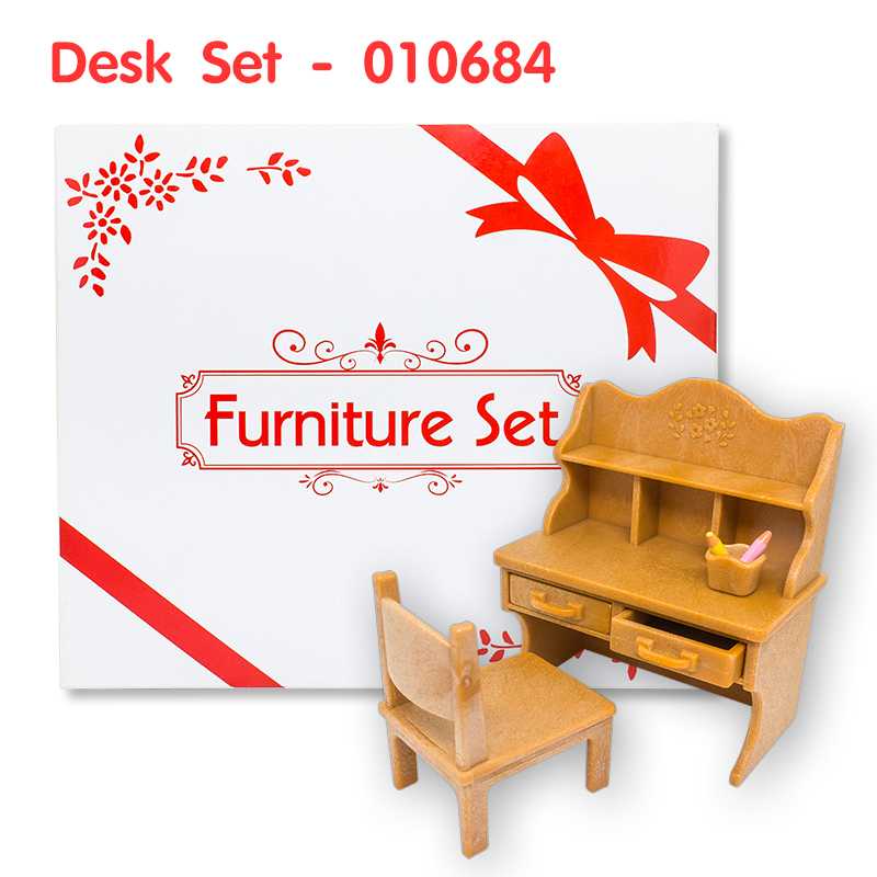 ซิลวาเนียน แฟมิลี่ อะไหล่ ชุดโต๊ะเขียนหนังสือ / Sylvanian Families Desk Set