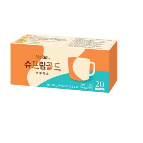 Maxim supreme gold coffee mix 20 sticks