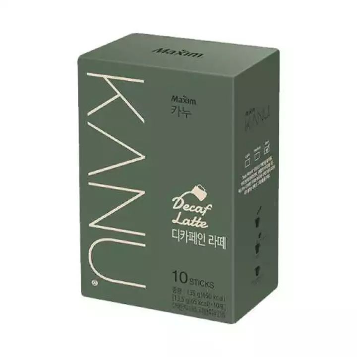 Maxim kanu decaf latte 135g (10 sticks)