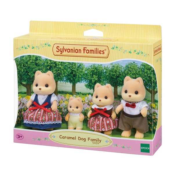 Sylvanian Families Caramel Dog Family / ซิลวาเนียน แฟมิลี่ ครอบครัวสุนัขคาราเมล