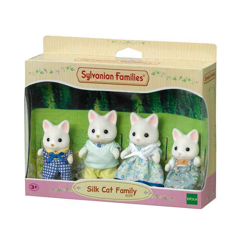 Sylvanian Families Silk Cat Family / ซิลวาเนียน แฟมิลี่ ครอบครัวซิลค์แคท