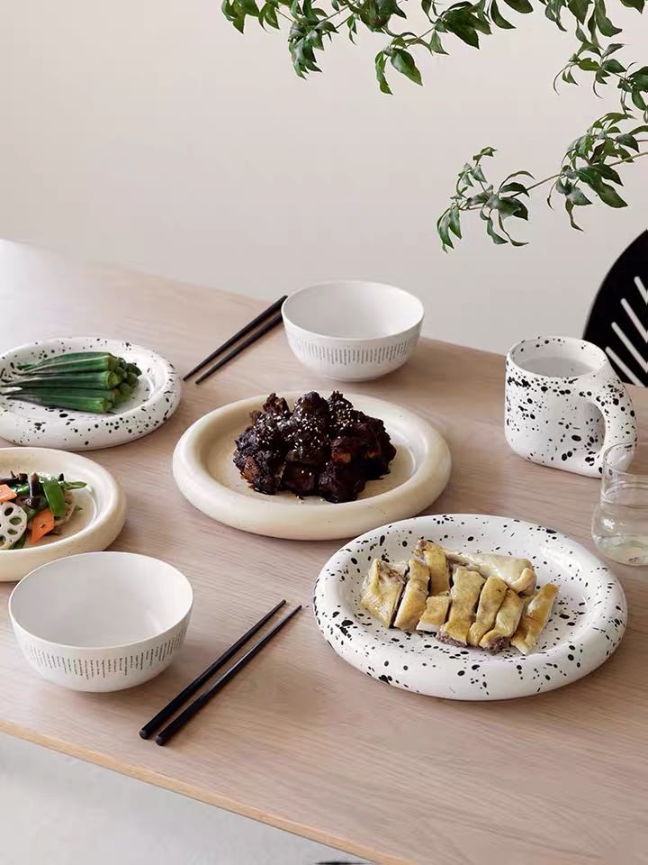 Chubby plain ceramic set (Pre-order)