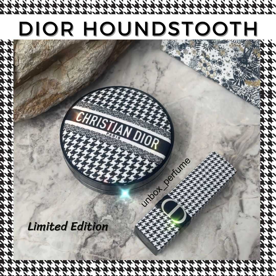 พร้อมส่ง ลายใหม่ DIOR HOUNDSTOOTH ปี 2022 Dior Forever Perfect Cushion Limited Edition