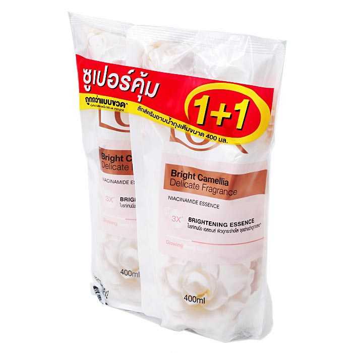 ลักส์ ครีมอาบน้ำ สีขาว ถุงเติม 400มล.  8851932418744 (01)ลดถึง20/05/68