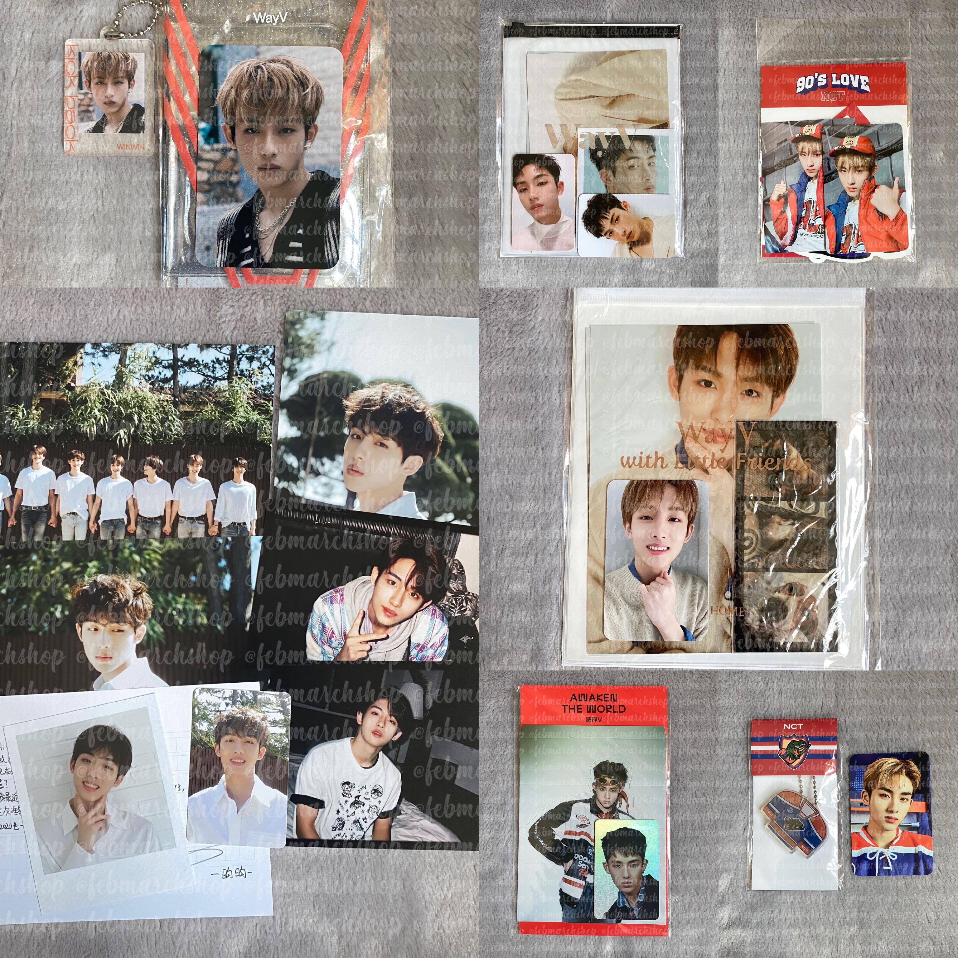 พร้อมส่ง wayv วินวิน our home ssgt photo pack  awaken hologram  nct 2020 luggage sticker set holder