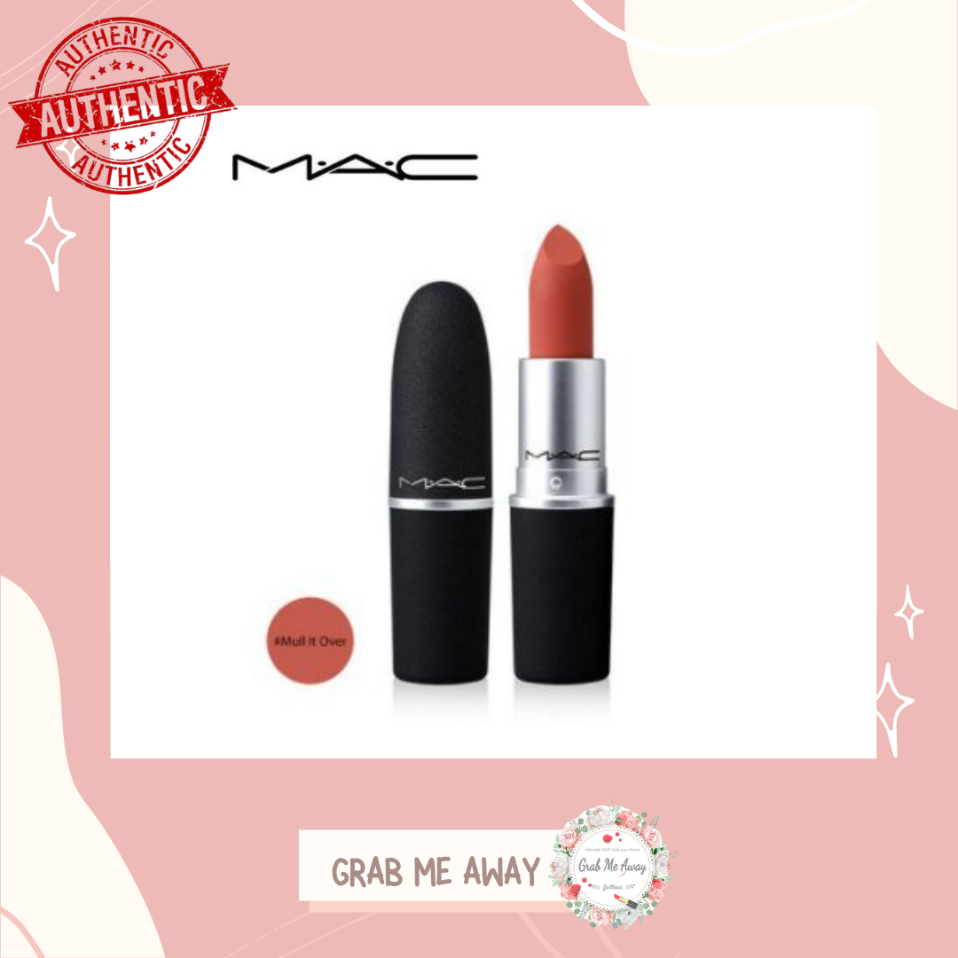 MAC Powder Kiss Lipstick 3g สี Mull it over