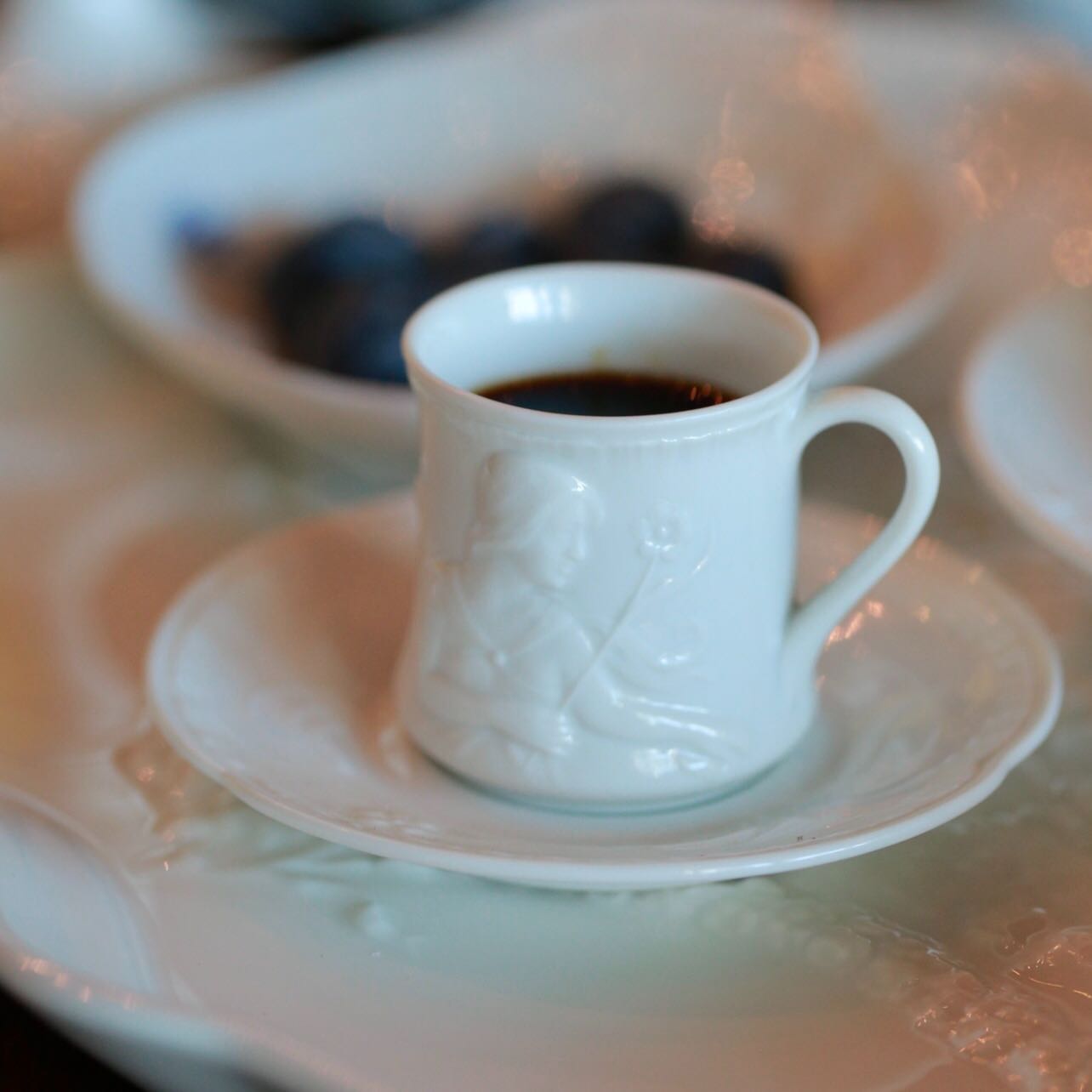ชุดถ้วยเอสเพรสโซ่พร้อมจานรอง Richard Ginori Espresso duo