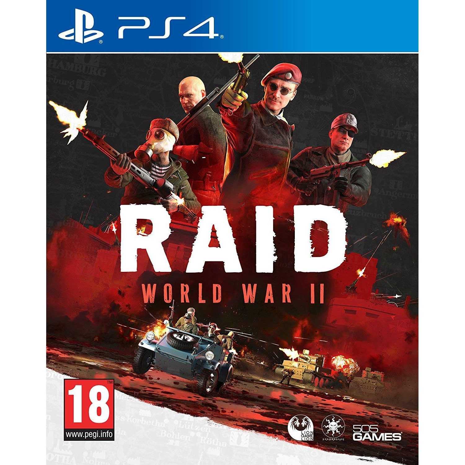 Raid World War 2 for PS4 โซน 2 ภาษาอังกฤษ แผ่นใหม่ในซีล เกมส์มันส์มาก