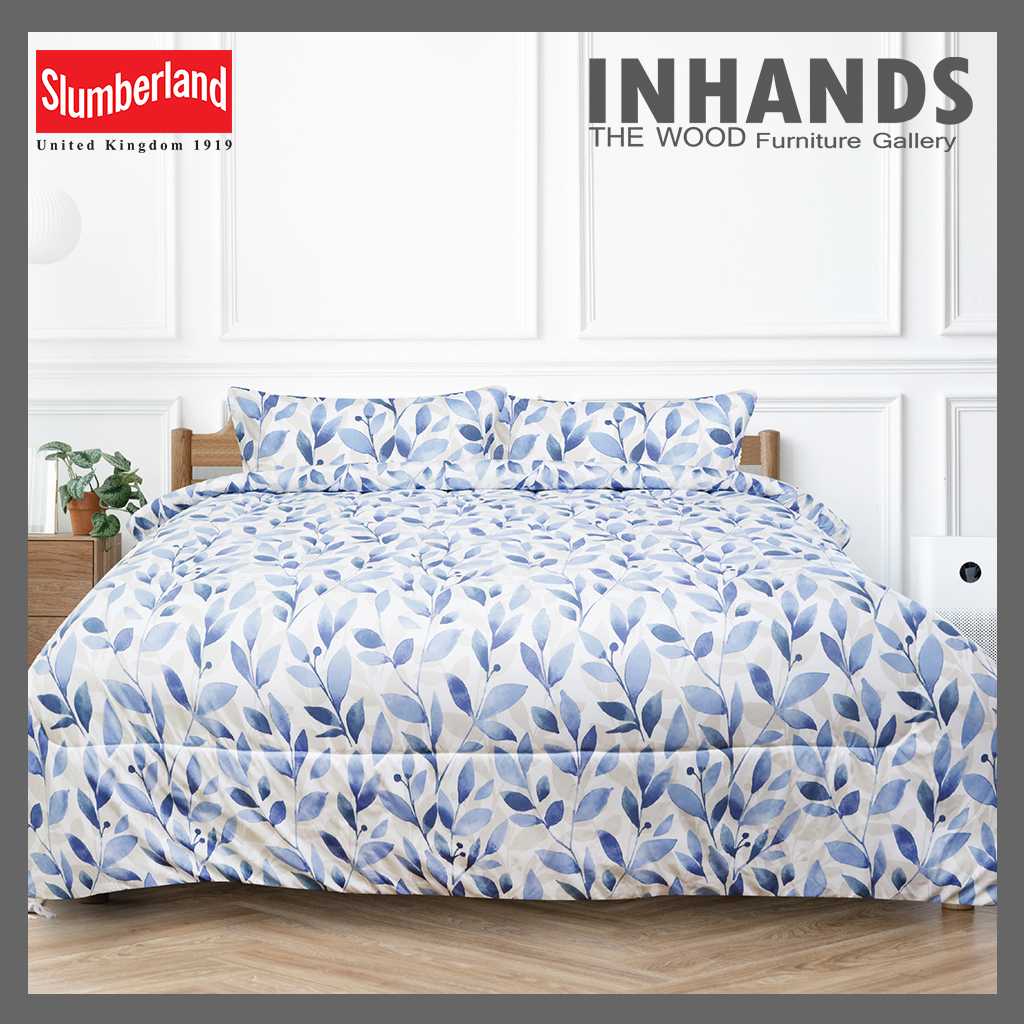 New Arrival ชุดผ้าปูที่นอน Slumberland ลาย Ocean Botanic ทอ 355 เส้นด้าย
