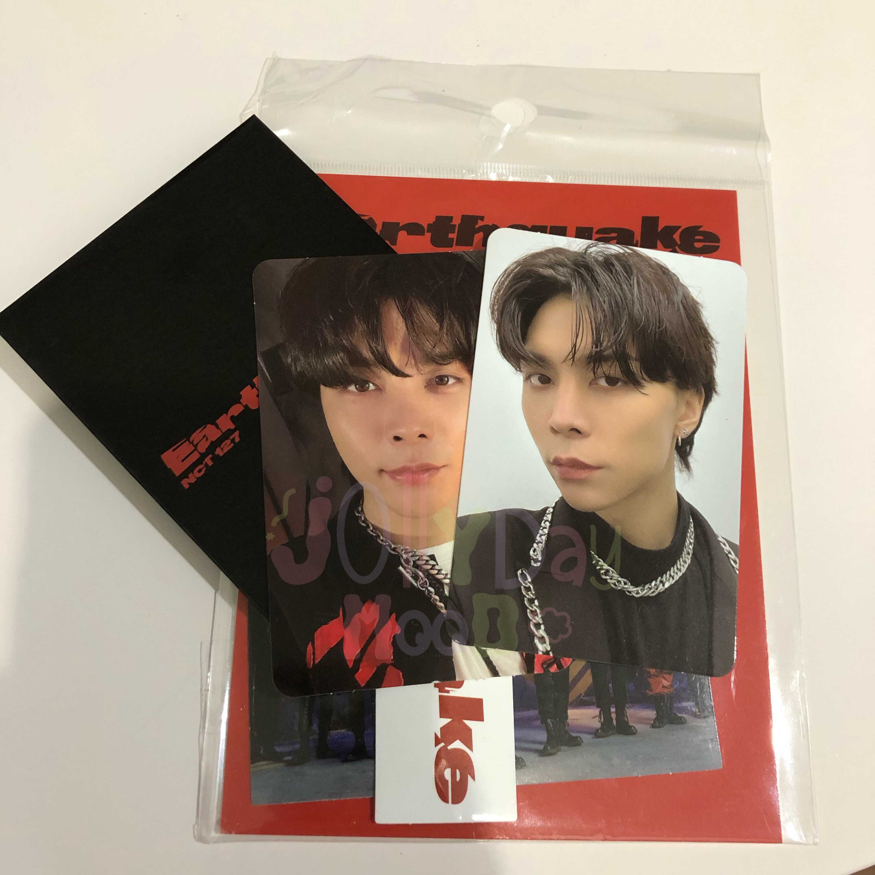 EARTHQUAKE : PHOTO + LUGGAGE STICKER SET