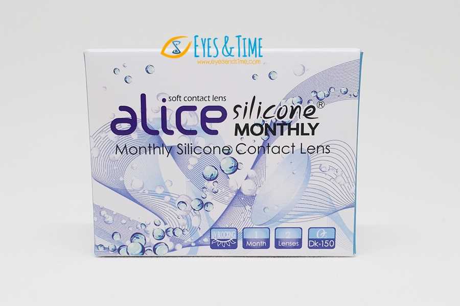 Alice Silicone Monthly ⚡ GRAND SALE ⚡ คอนแทคเลนส์ใส รายเดือน วัสดุซิลิโคนไฮโดรเจล