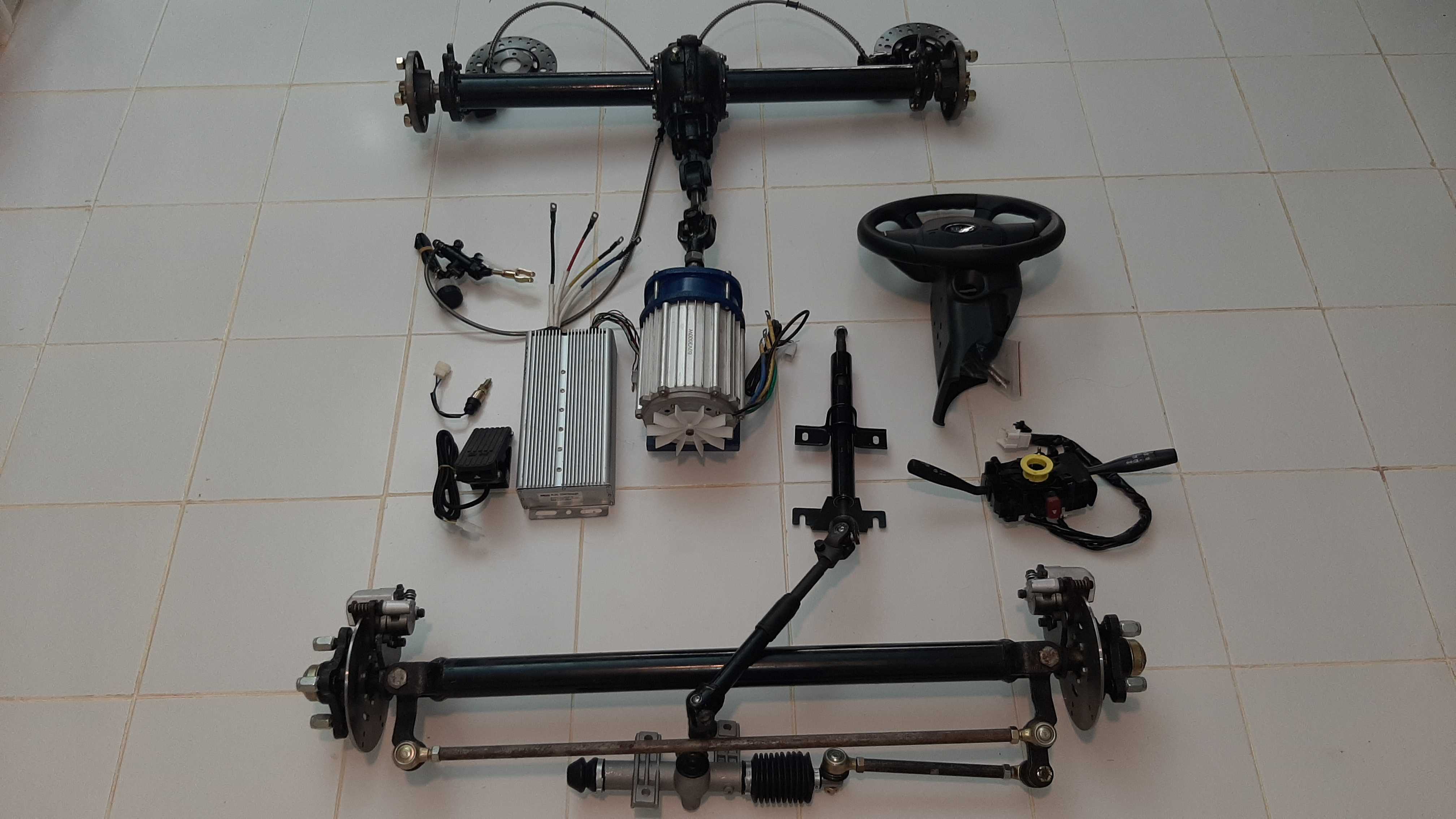 #MG3000-NPT94# ชุด ทำรถ ไฟฟ้า 4ล้อรถ 3000W72V