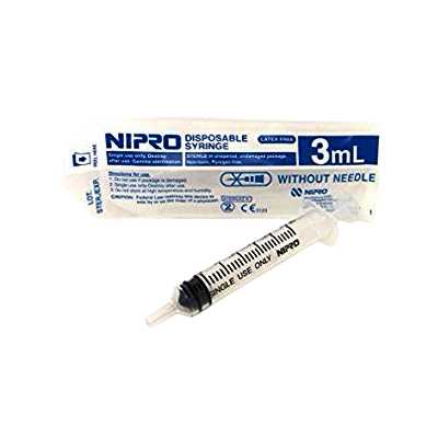 Nipro นิโปร กระบอกฉีดยาไม่มีเข็ม 3ml