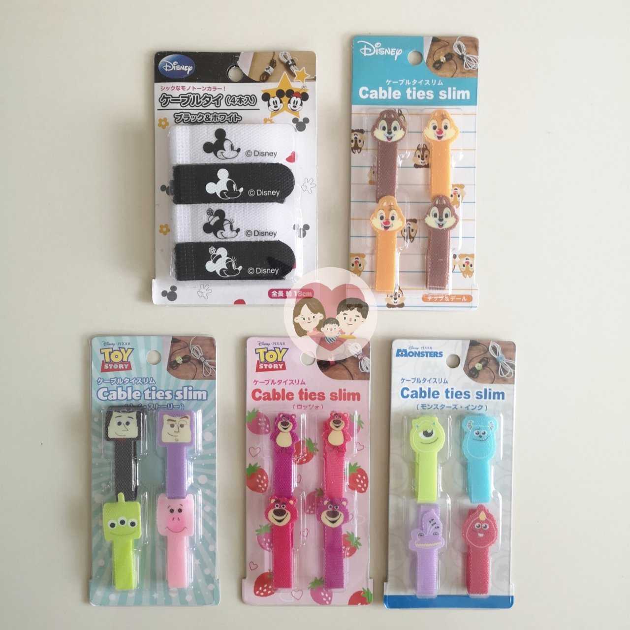 Sale!! Cable Ties เทปเก็บสายไฟ ลายลิขสิทธิ์ Disney's