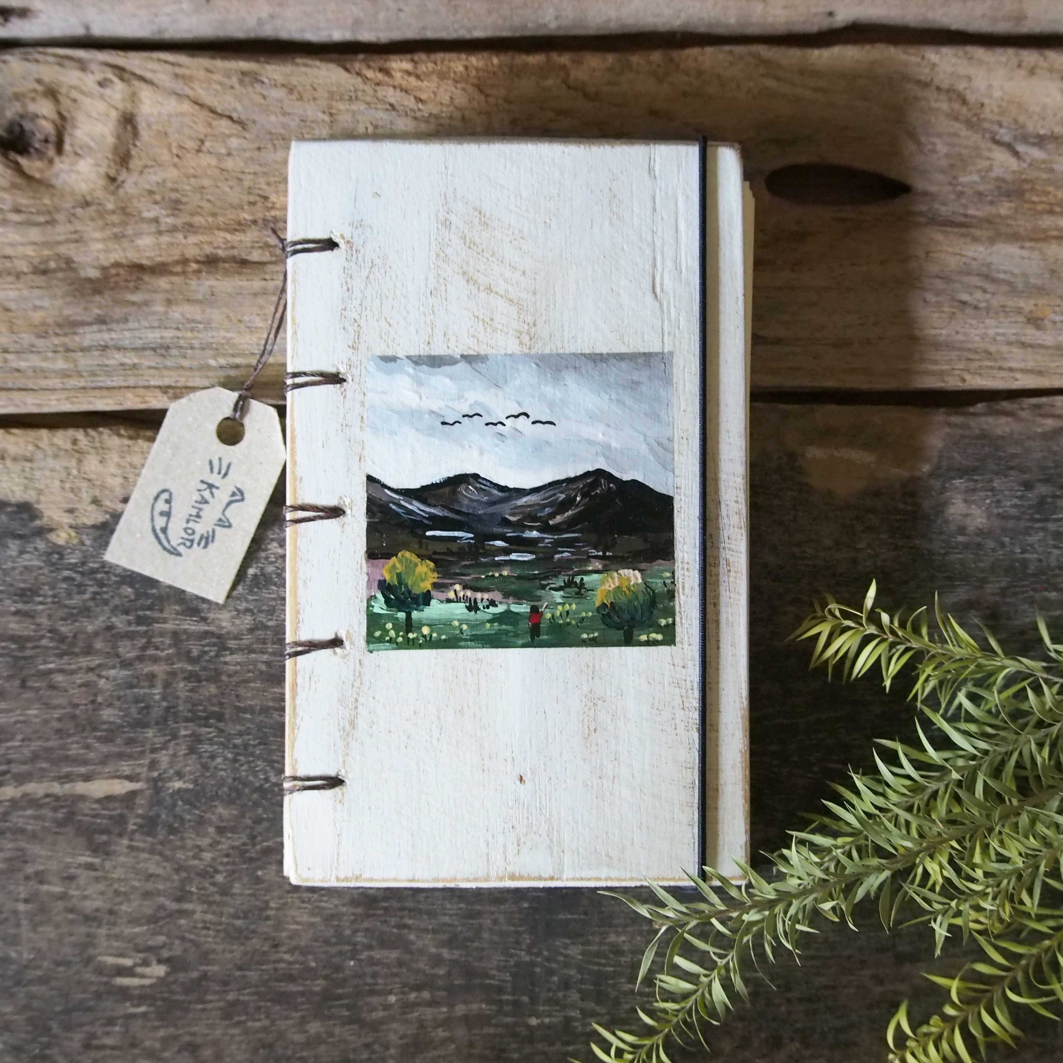 สมุดปกวาด รูป I love mountain
