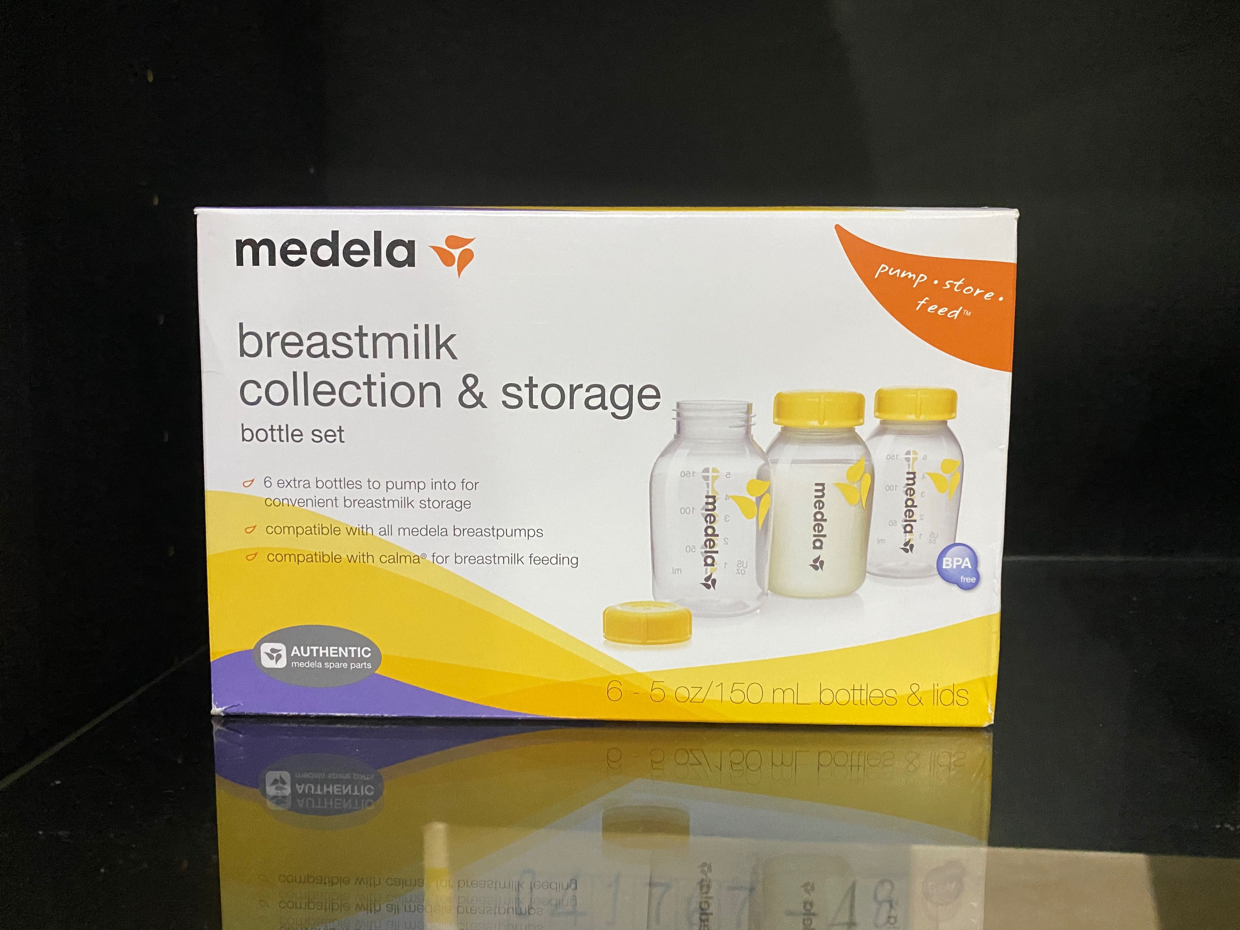 Medela milk storage bottle 5 oz 6 ขวด